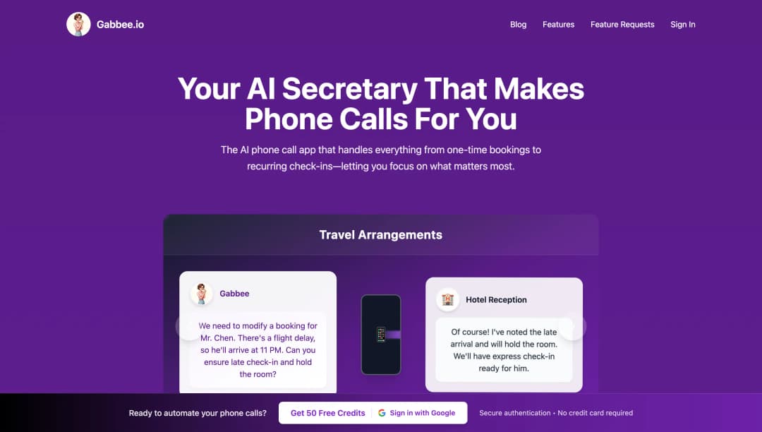 Introducing Gabbee.io: Your AI Phone Call Assistant