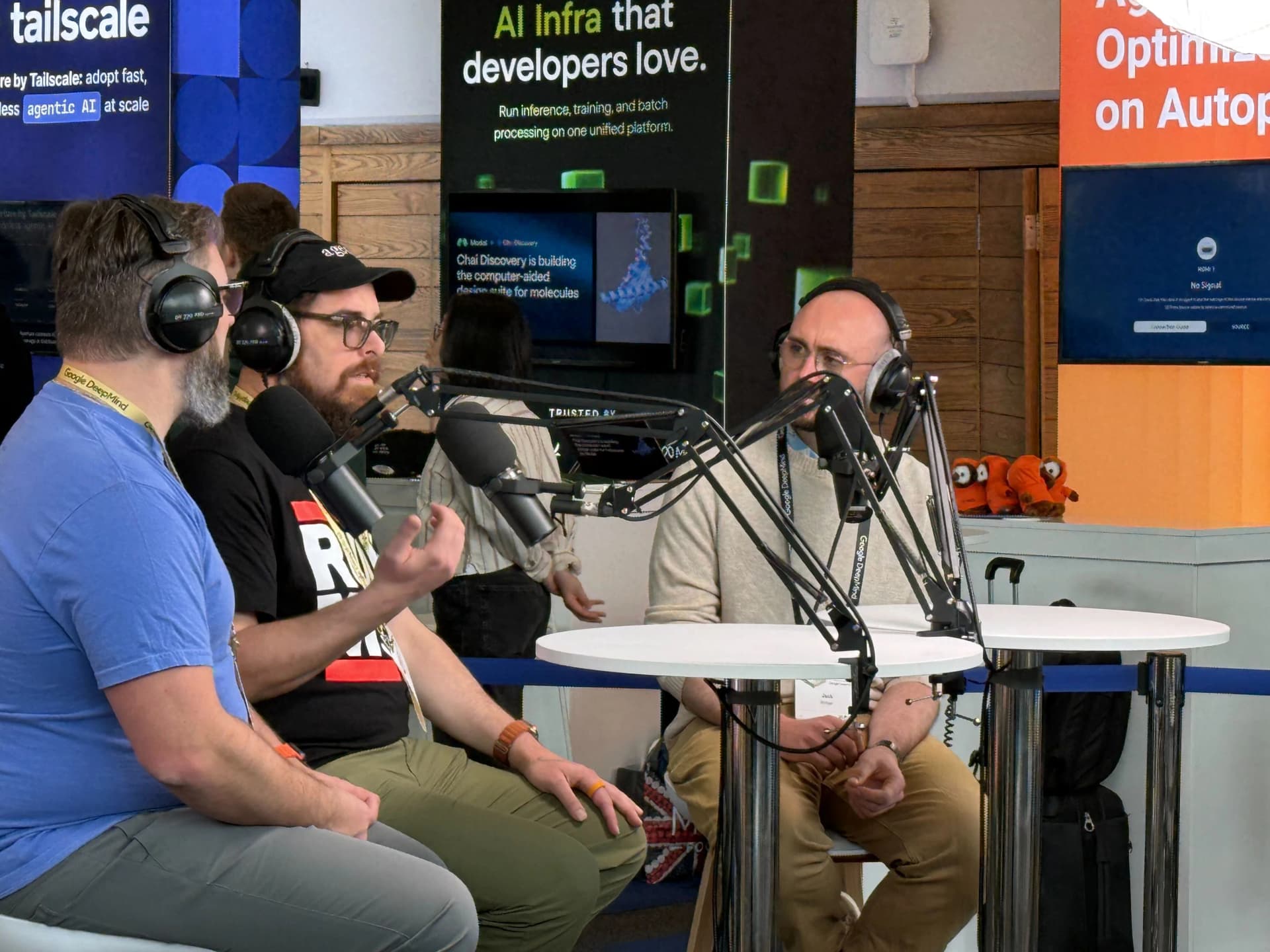 Zack Proser during the live Scaling Devtools podcast recording at AI Engineering London