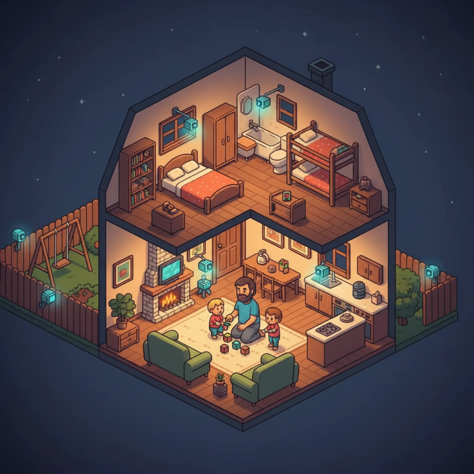 The All-Apple House: A Paradise for Two Toddlers and an Aging Hacker
