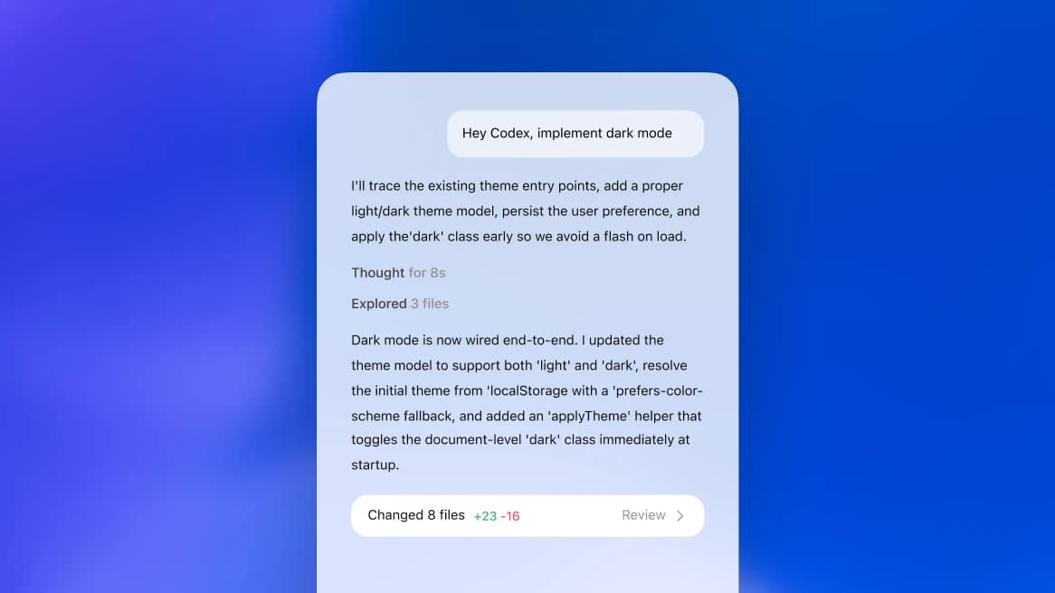 Codex multi-agent workspace with project navigation and concurrent tasks