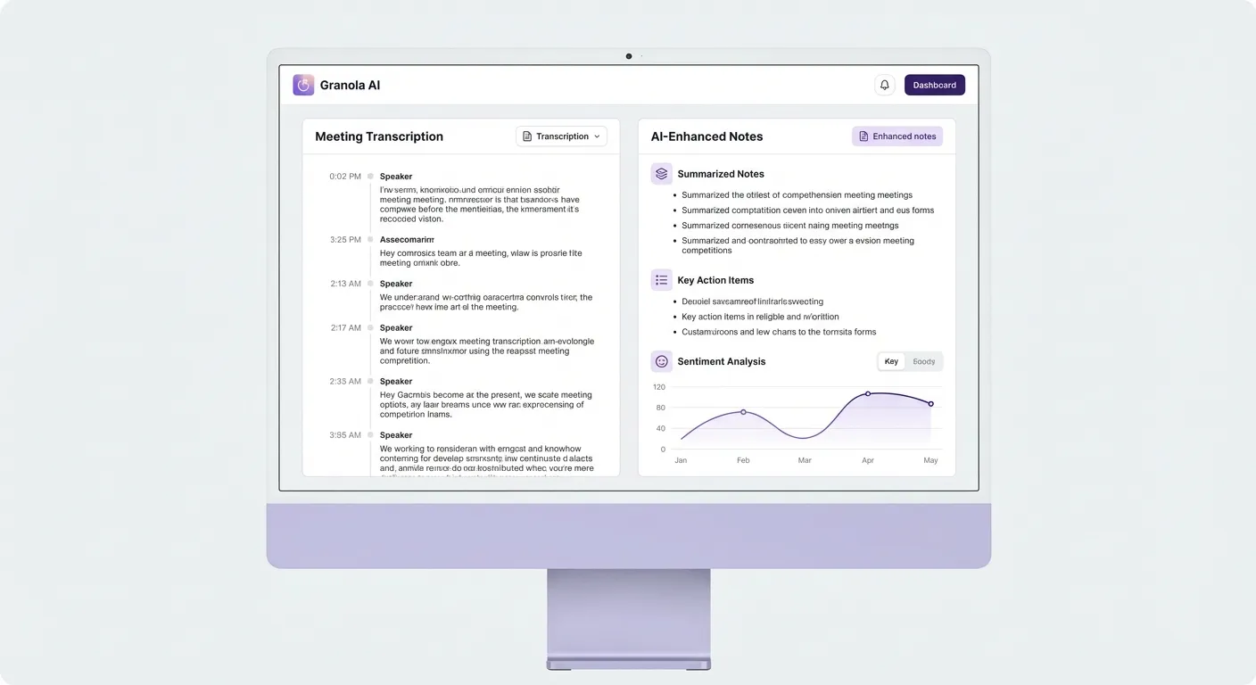 Granola AI meeting notes interface