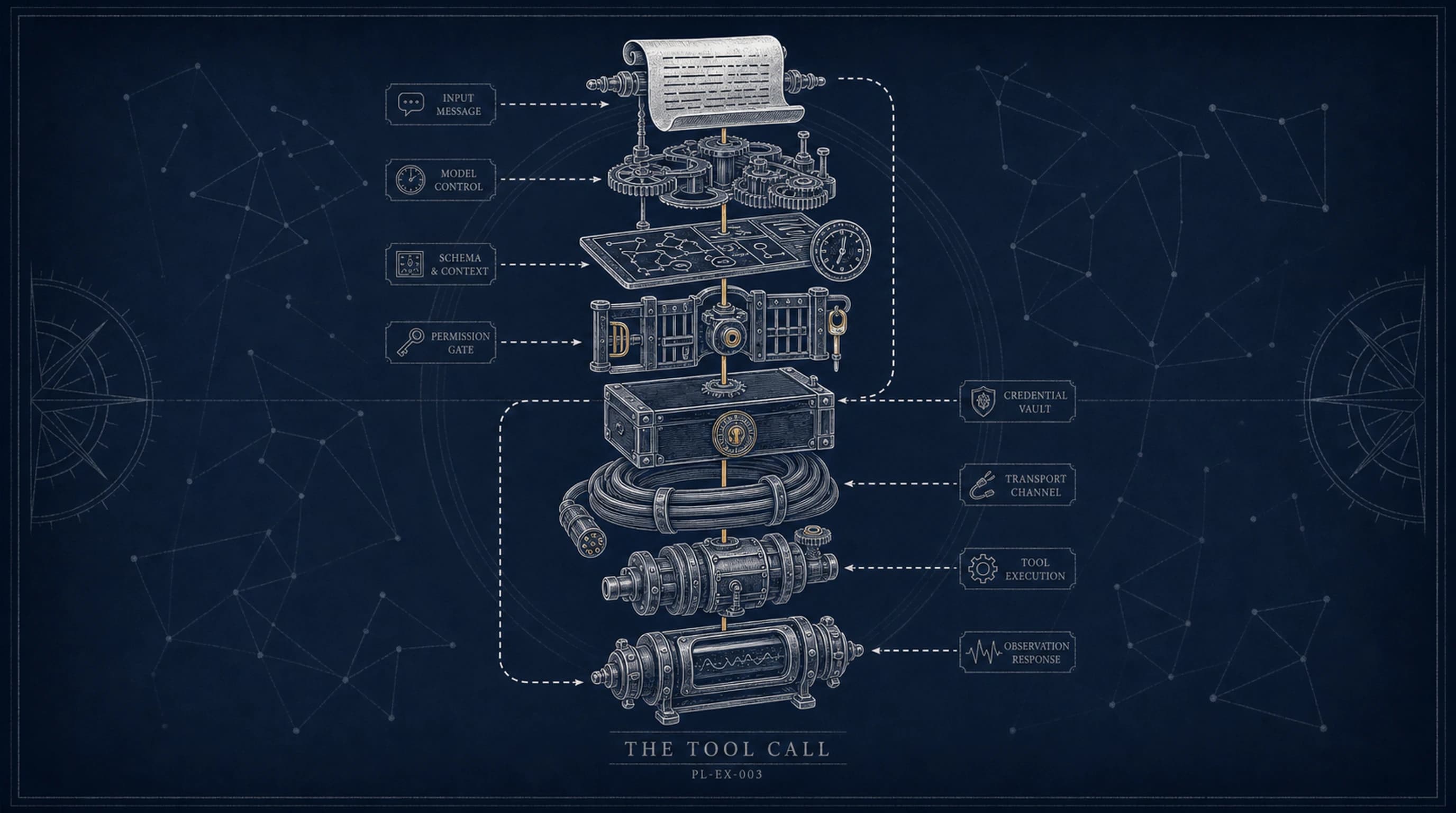 The Tool Call exploded-view plate