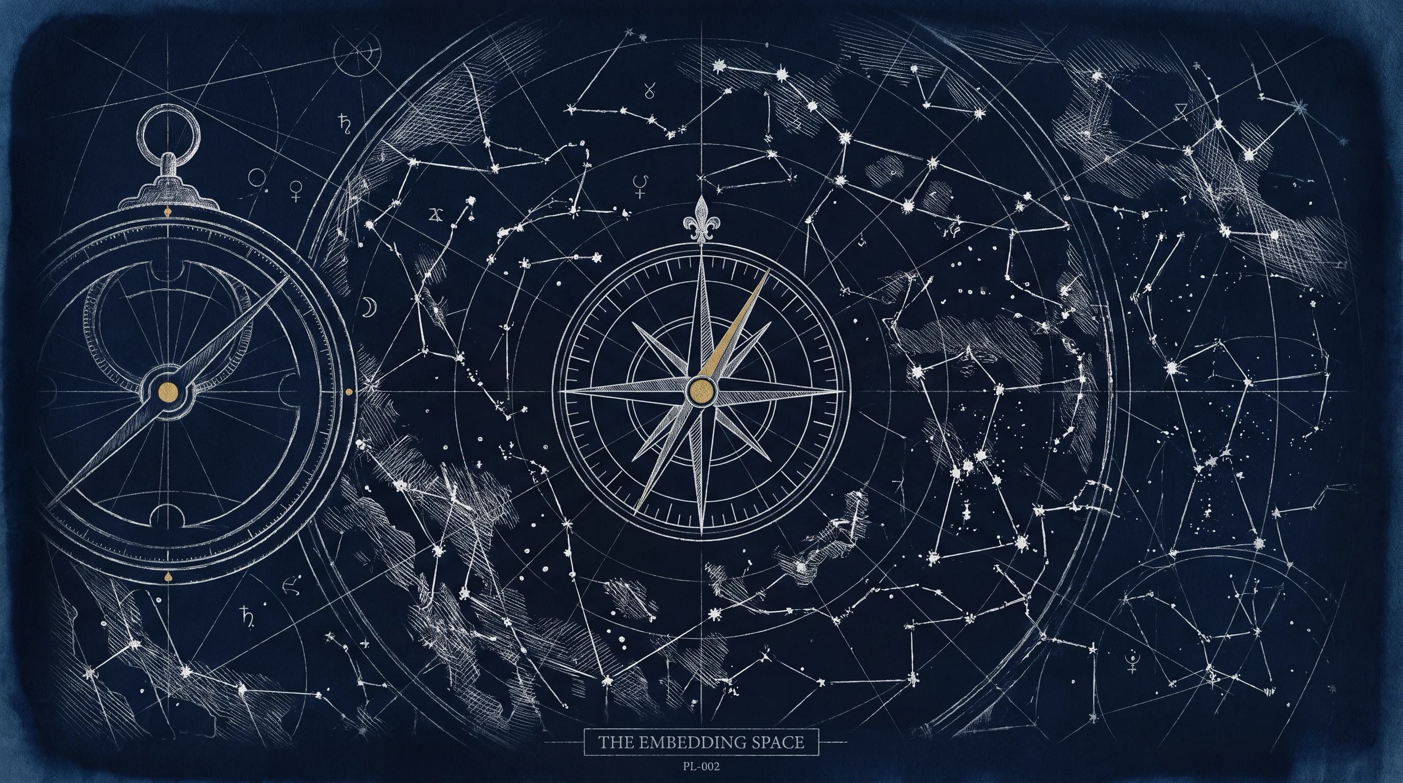 The Embedding Space blueprint plate