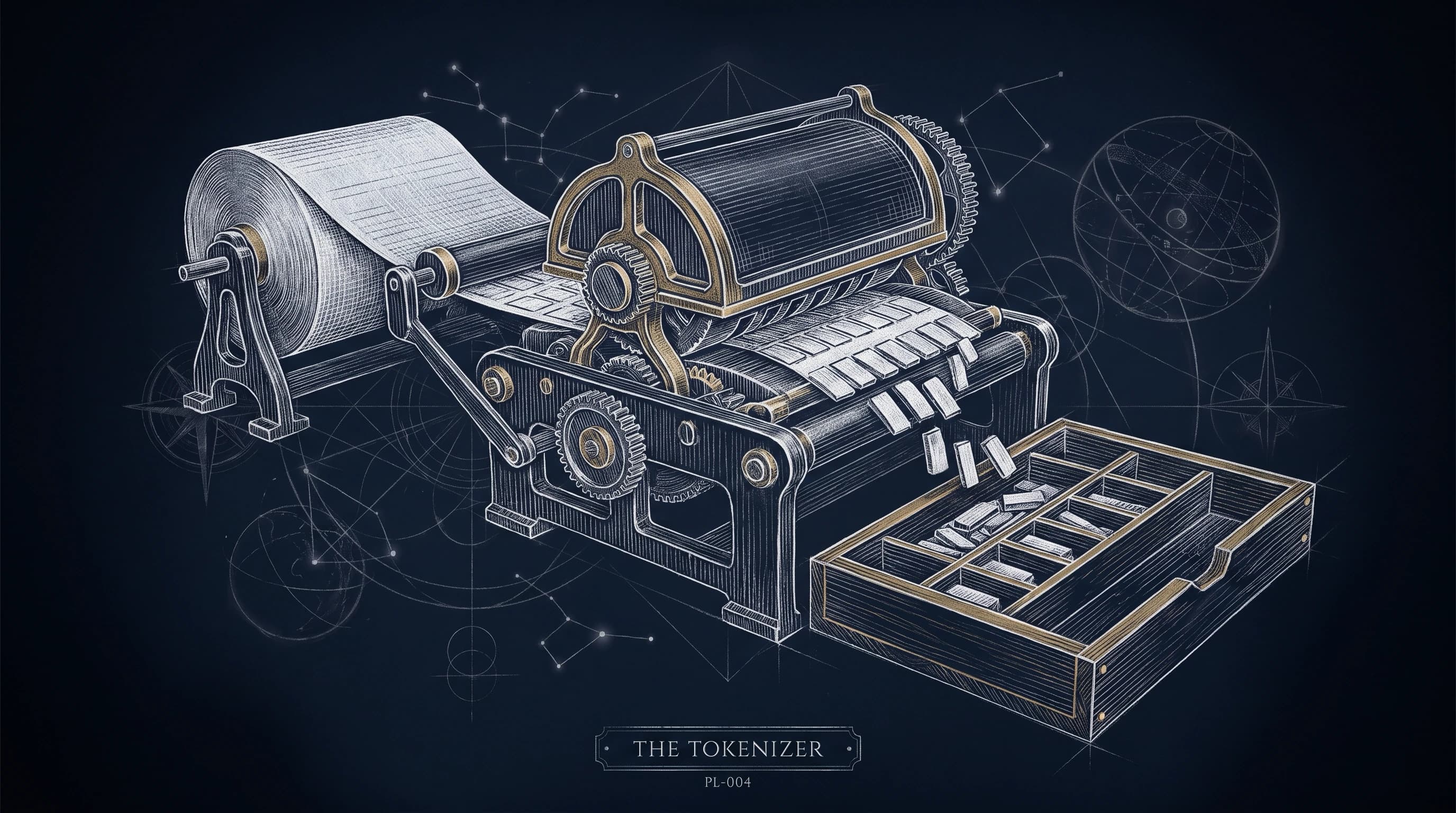 The Tokenizer blueprint plate