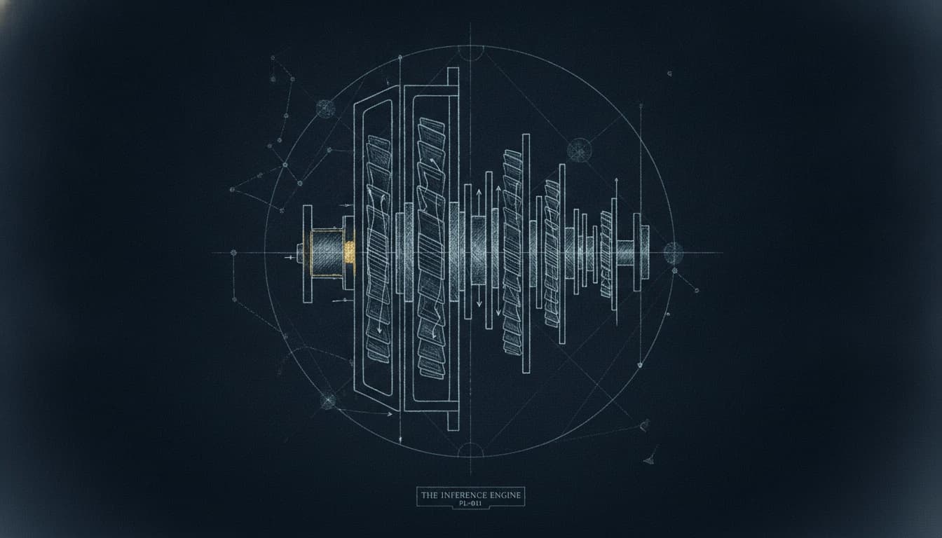 The Inference Engine blueprint plate