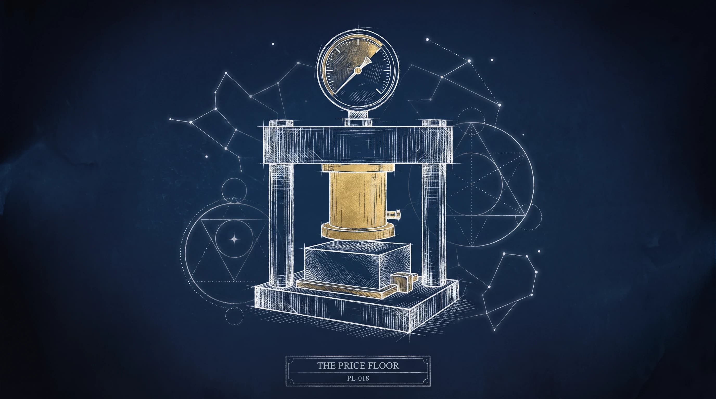 The Price Floor blueprint plate