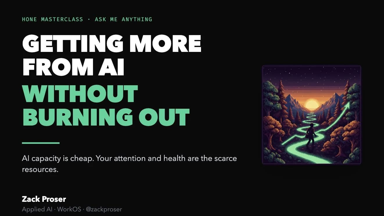 Getting More From AI Without Burning Out