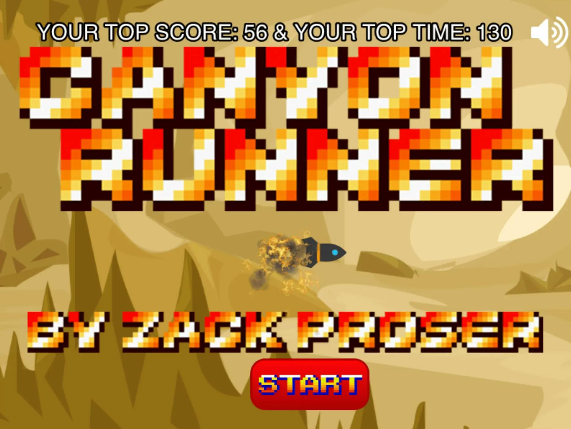 CanyonRunner - a complete HTML5 game