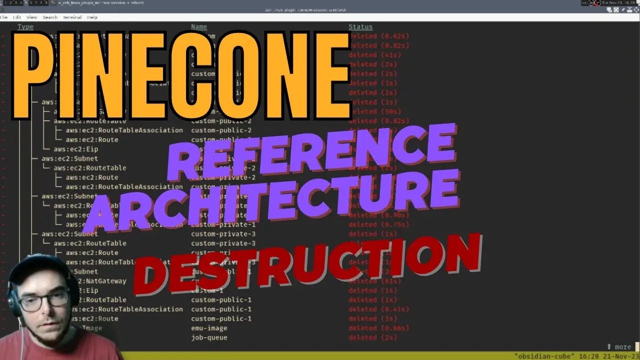 pinecone-ref-arch-destruction